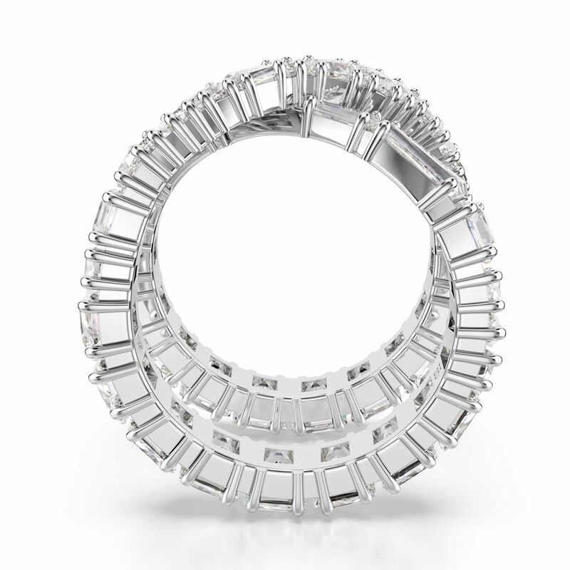 Swarovski Hyperbola Ring - Silver Tone 60 image number 15